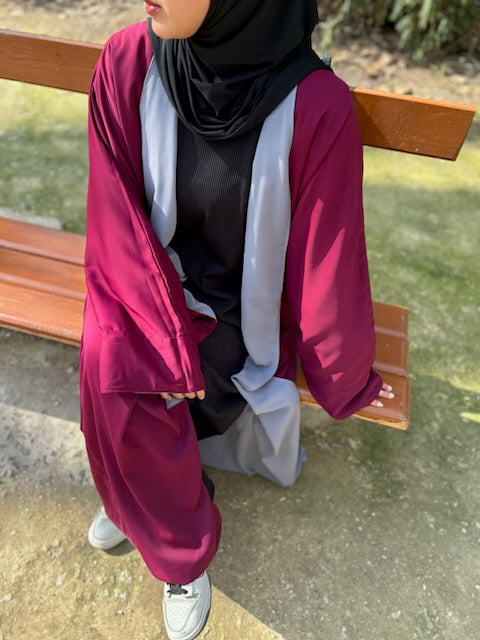 Abaya double faces