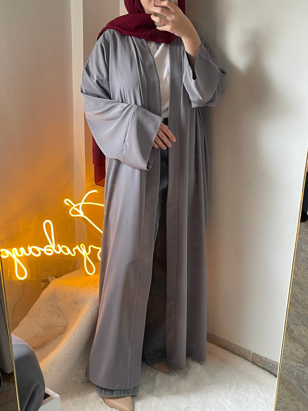 kimono style abaya