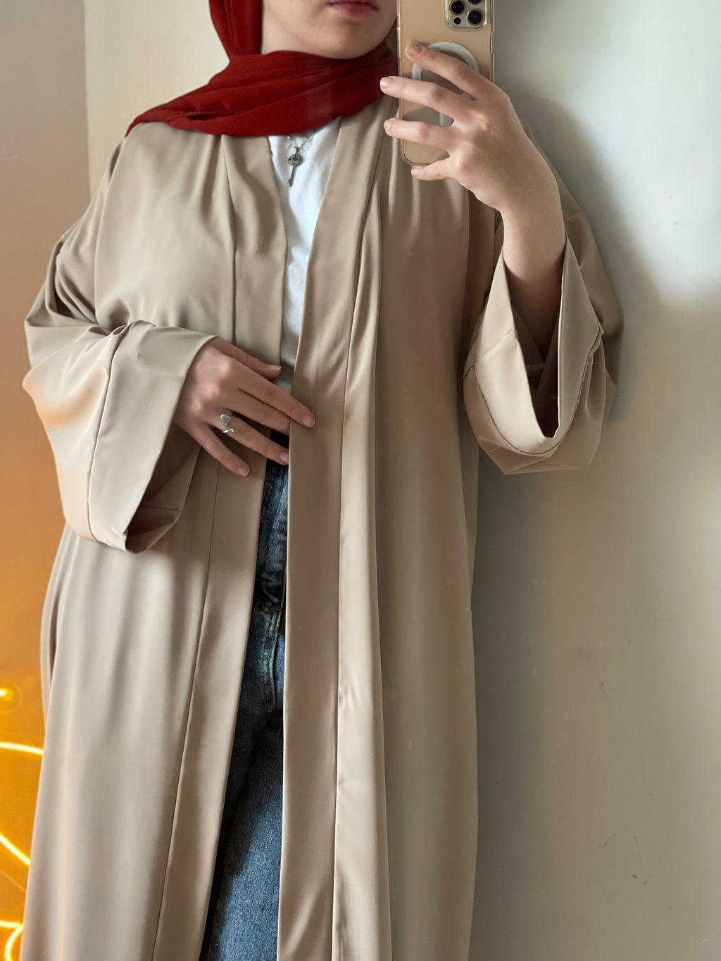 kimono style abaya