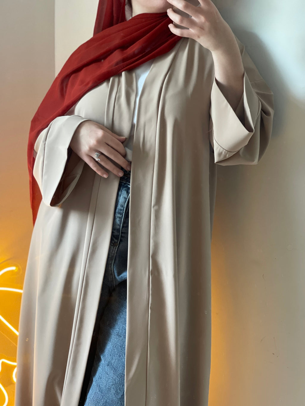 kimono style abaya