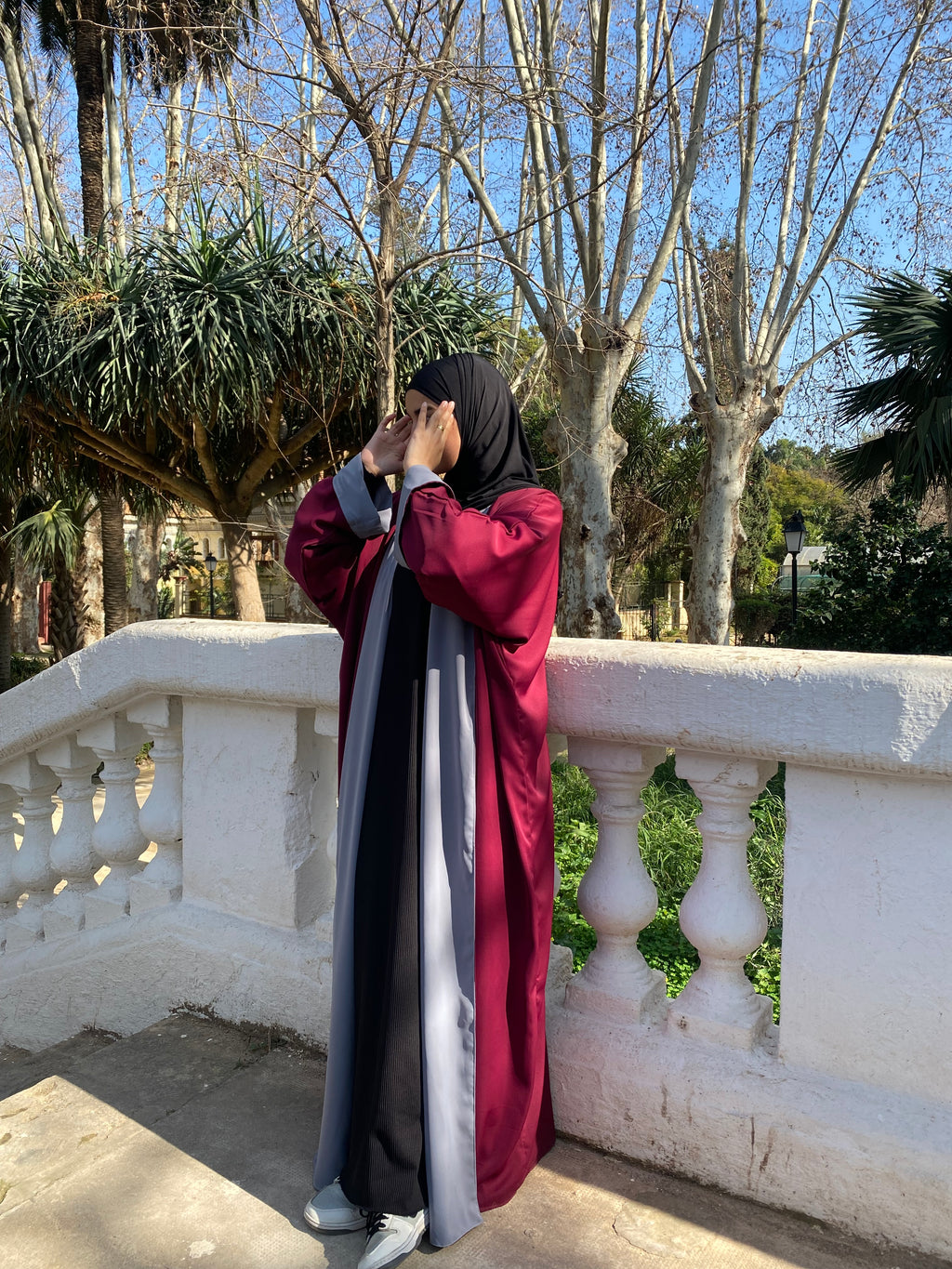Abaya double faces
