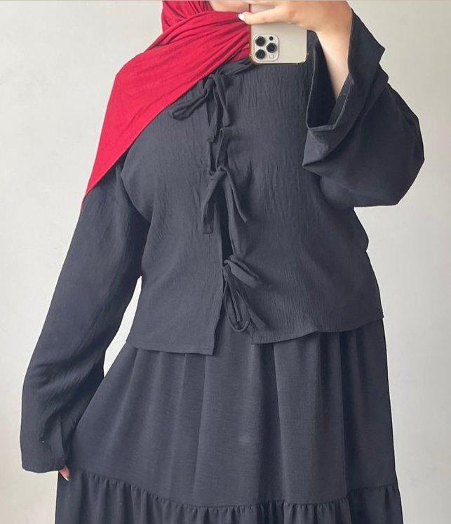 Ensemble Coquette Maxi Noir
